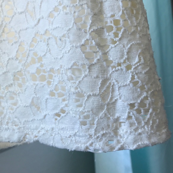 lace white mini dress - Picture 4 of 4